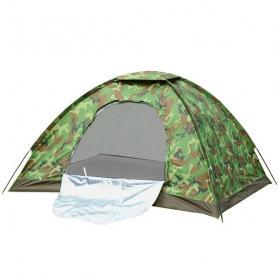Палатка туристическая однослойная, 200*150*110 см, цвет хаки