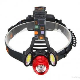 Фонарь налобный аккум. LB-2528 1Led 4 режима Zoom /1/