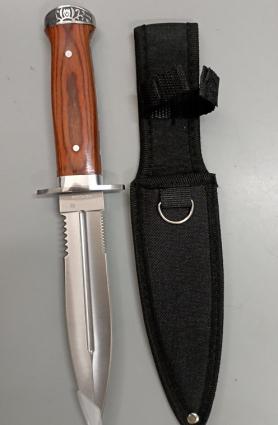 Нож туристический Columbia в чехле (K3268) /1/12/