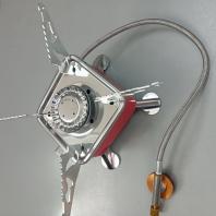 Плитка газовая мини ZT-202 со шлангом (резьба) /1/